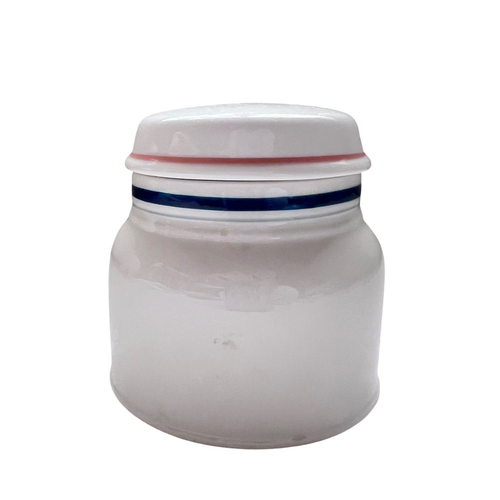 Royal Doulton Designs a la Carte Blue Line Jar Canister Lid 1984 Made in England
